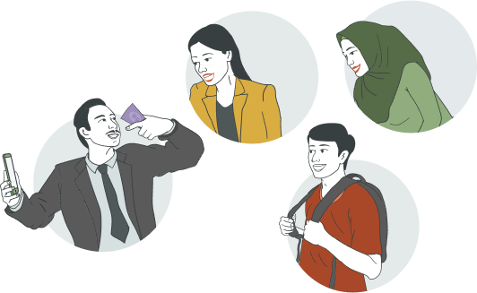 Terdaftar dan diawasi oleh OJK